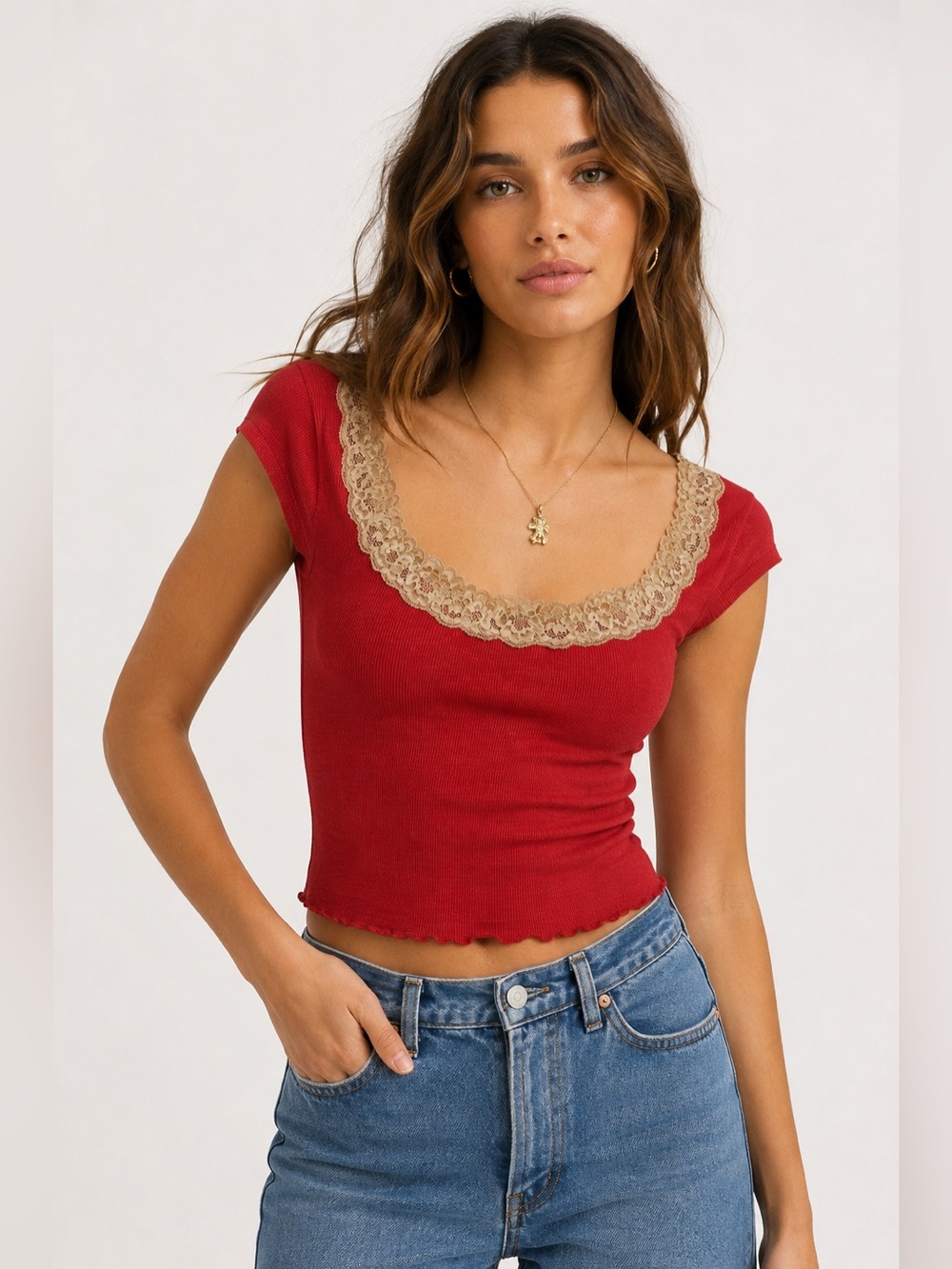 Free People Oh My Darling Tee